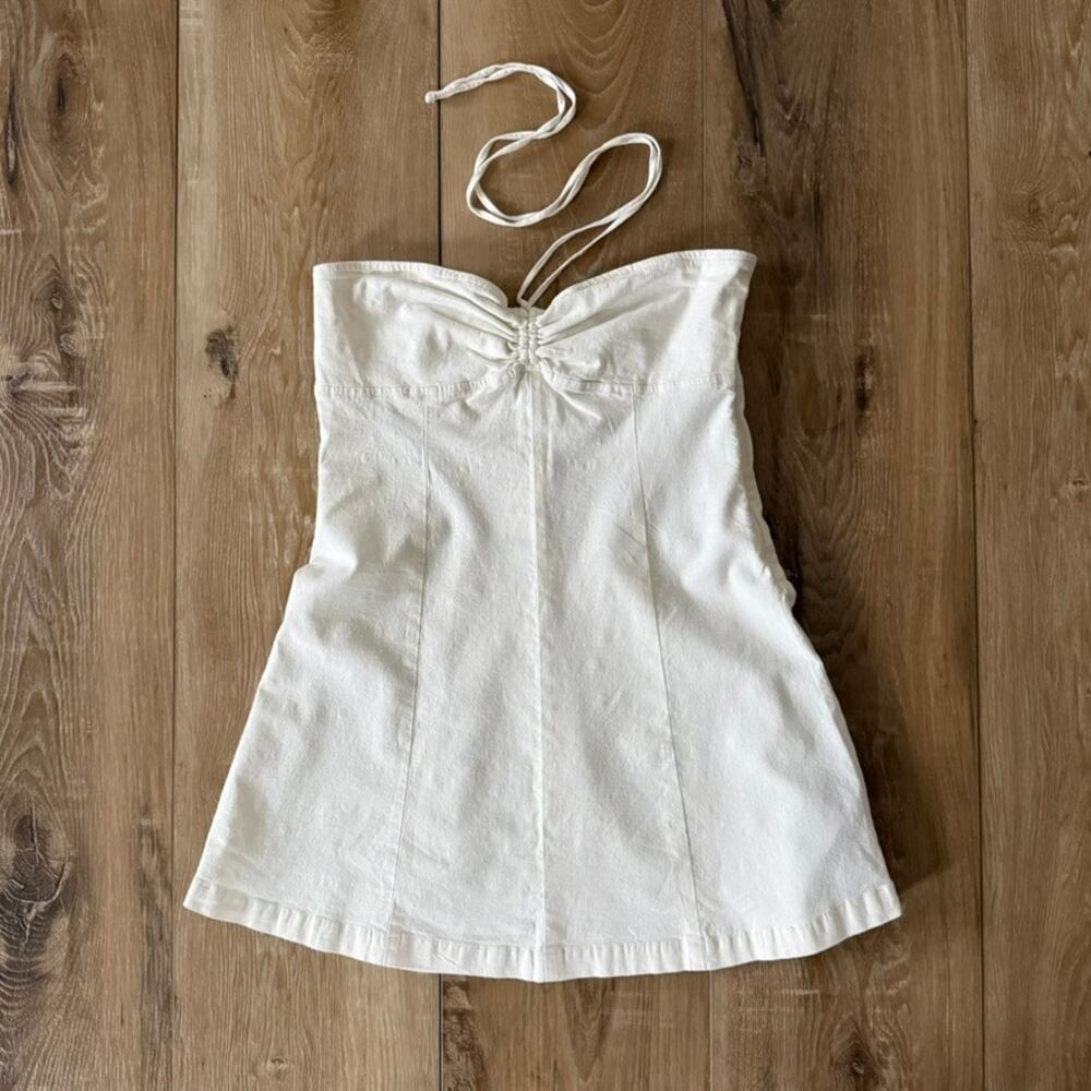 Urban Outfitters Kimchi Blue Cate Y-Neck Halter Mini Dress